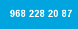 968 228 20 87 968 228 20 87